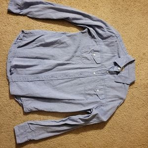 Blue button up